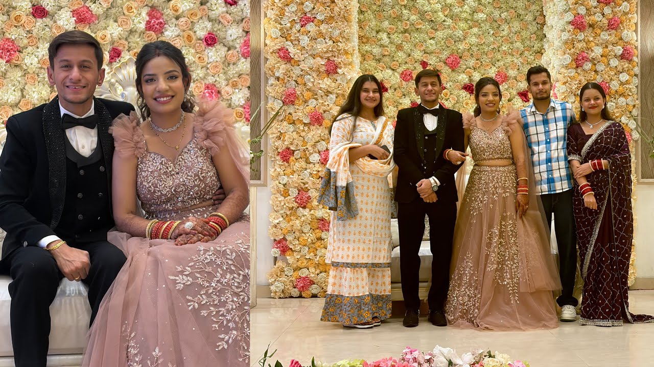 My friend’s reception ceremony was perfect, they are a lovely couple 🤩 vlog #love 