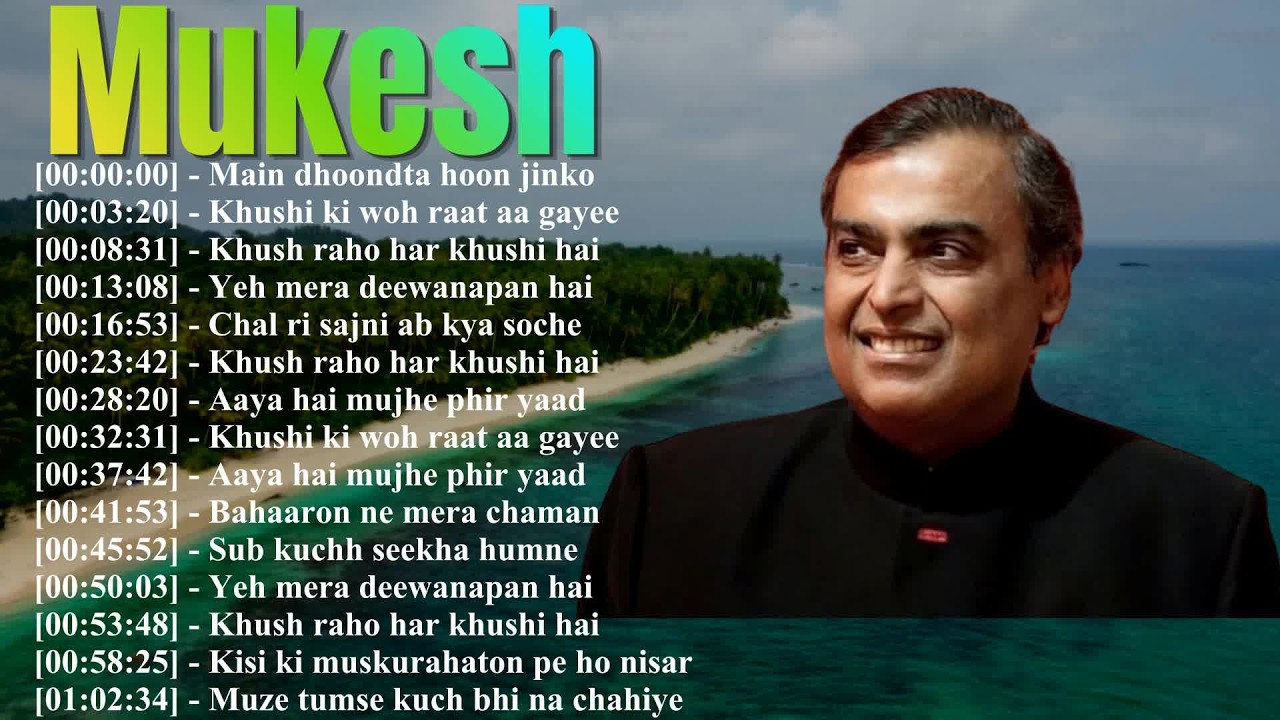 Ultimate Playlist 2026 🎵 Best of Mukesh &ndash; Evergreen Songs & Popular