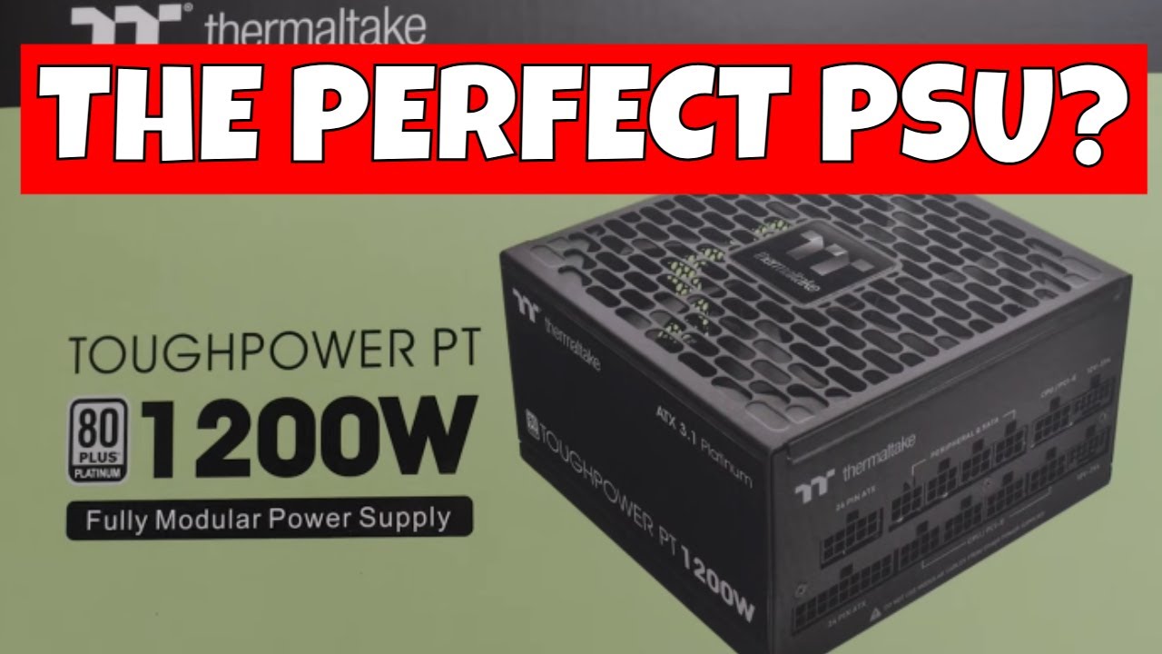 Идеальный блок питания! Thermaltake Toughpower PT 1200W Platinum с двумя 12-вольтовыми разъемами ...