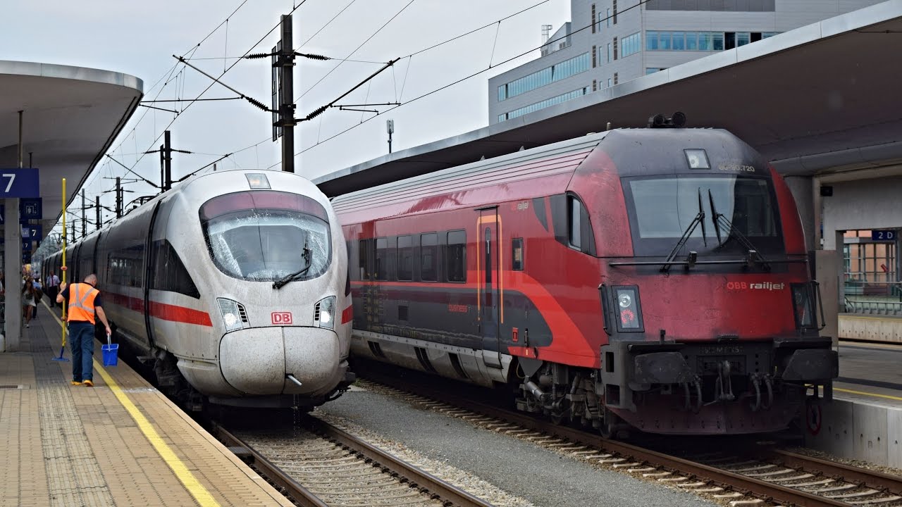 Züge Linz Hbf, 28.07.2016