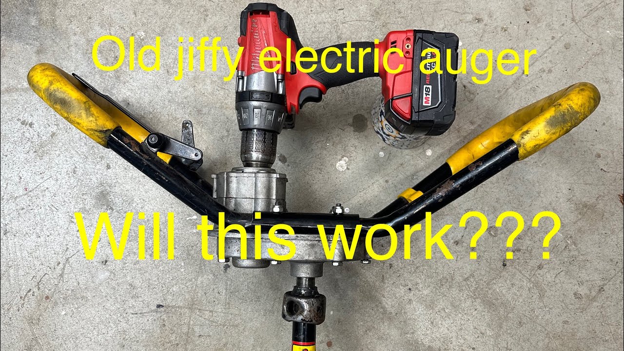 Can I turn my old jiffy gas ice auger into an electric? Part 1