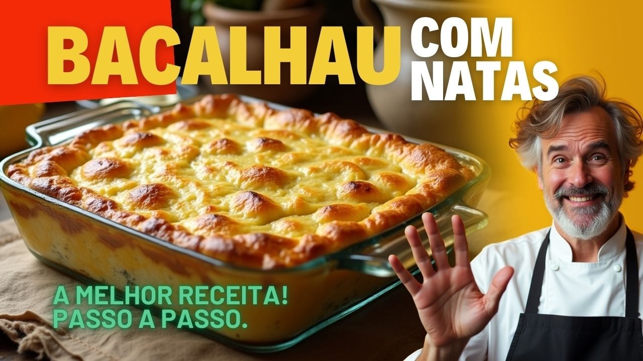 Como Fazer Bacalhau com Natas, Fácil e Super Cremoso?