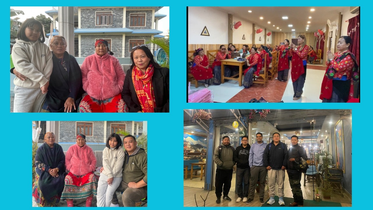 Lunch at आथे साहिलीको घर ⎮Hyangjakot आमा समूह ⎮School friends meet up⎮Pokhara Nepal 🇳🇵⎮Alyhaan🇦🇺⎮