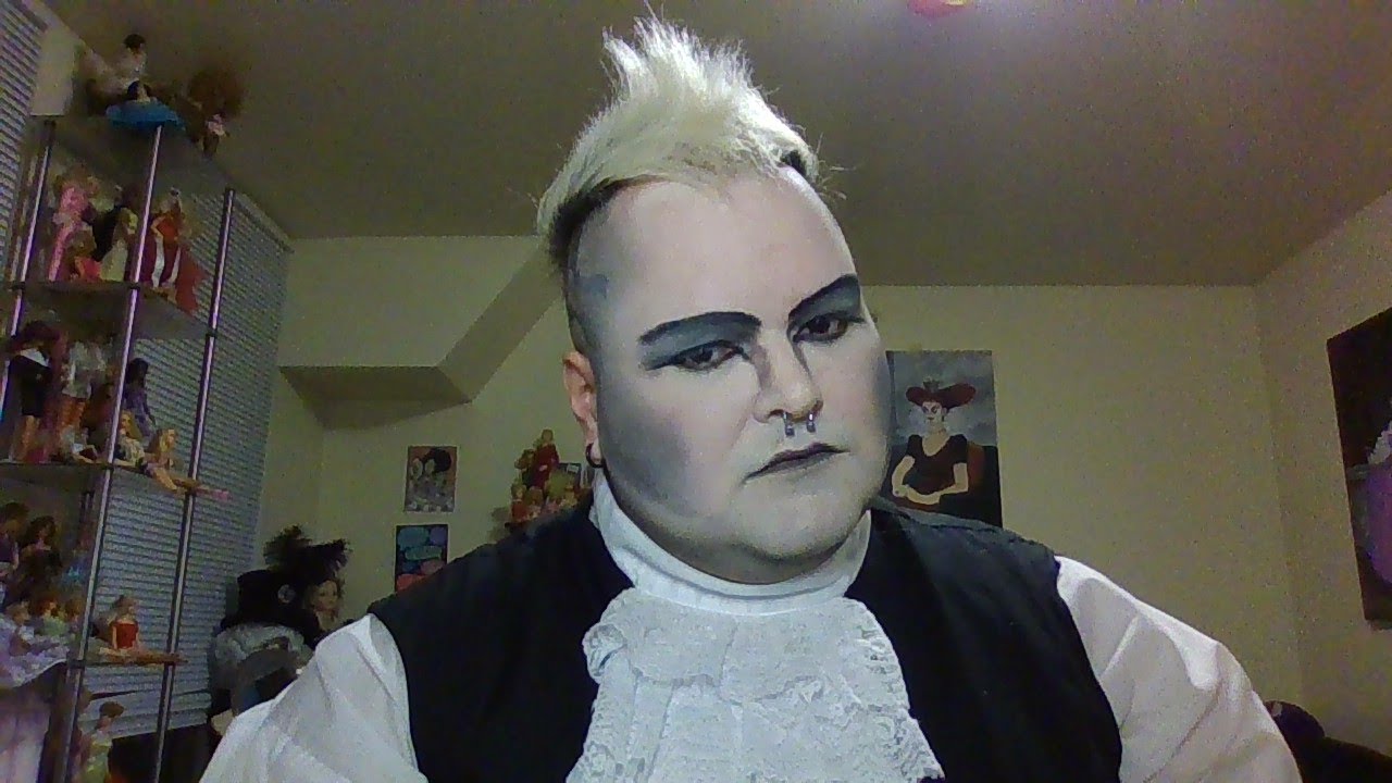 Sleepy Hollow Ichabod Makeup: But Make It Goth