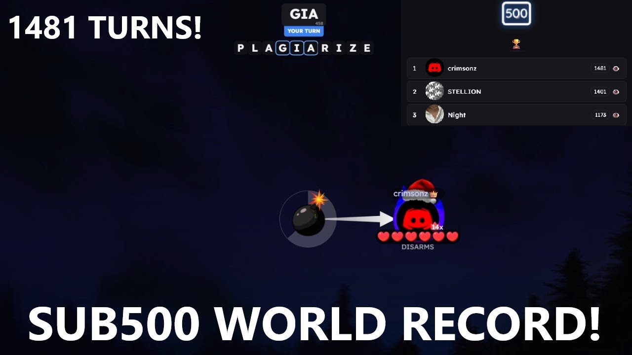 Former Sub500 World Record in Wobio (1400+ Turns)
