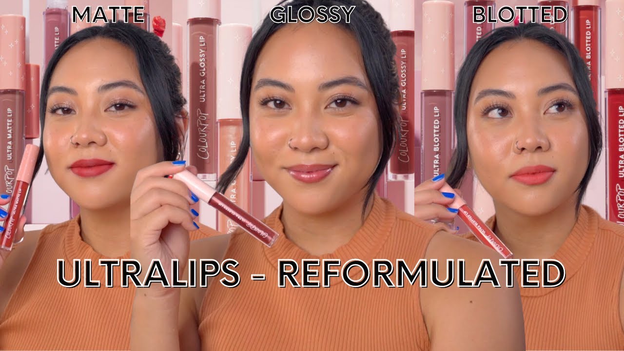 ОБНОВЛЕННАЯ ФОРМУЛА COLOURPOP ULTRALIPS | МАТОВЫЕ, КЛЯРКИЕ И ГЛЯНЦЕВЫЕ СВОТЧИ