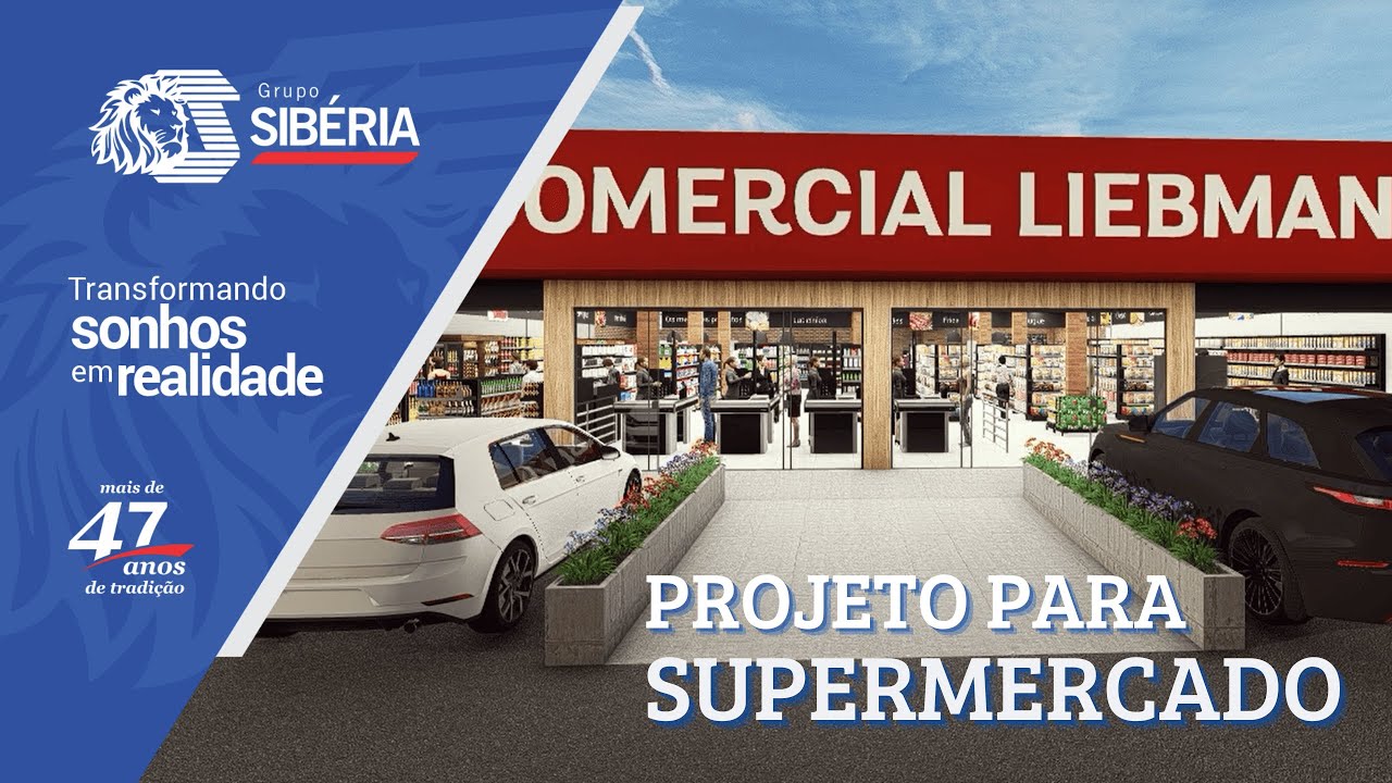 Projeto 3D - Comercial Liebmann - Domingos Martins