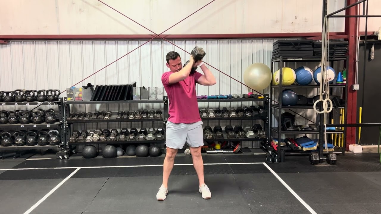 Dual Hand Single DB Clean to Shoulder