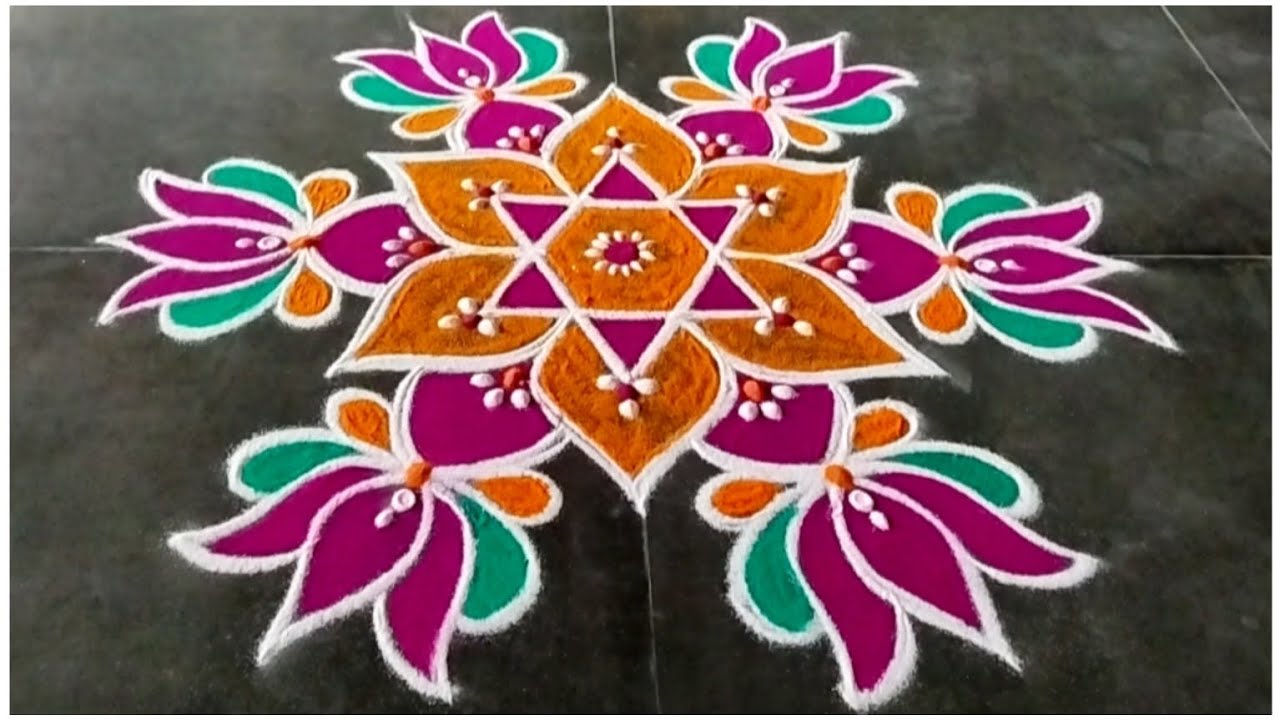 Panguni Uthiram Special Kolam 2026 | Easy Pandaga Muggulu | Lord Murugan Panguni Uthiram Rangoli