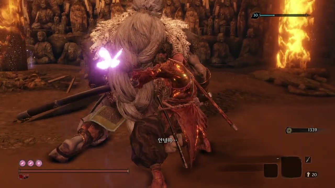 [SEKIRO] 마음속 의부-노부적종귀, 경배연권 제약 노데미지