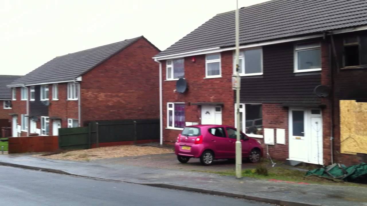Scene of house fire in Robin Crescent, Melton Mowbray