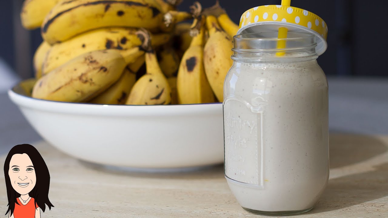 Sesame Banana Milk - High Calcium Vegan Breakfast Smoothie!