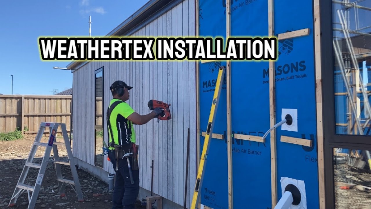 Vgroove Weathertex Installation