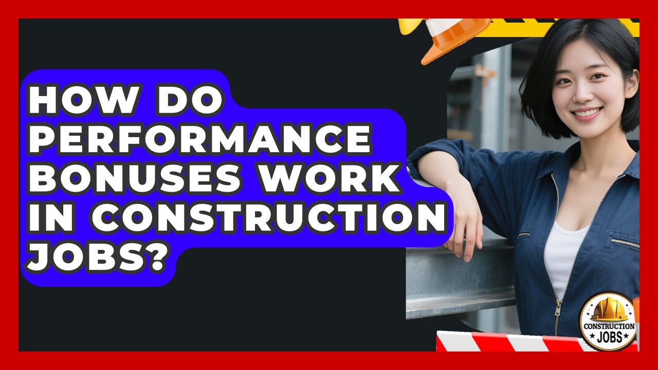 How Do Performance Bonuses Work In Construction Jobs? - Construction Jobs