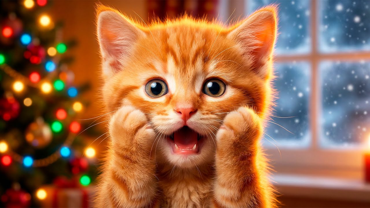 Home Alone… But It’s an Orange Kitten (CUTEST HOLIDAY MOVIE PARODY!)
