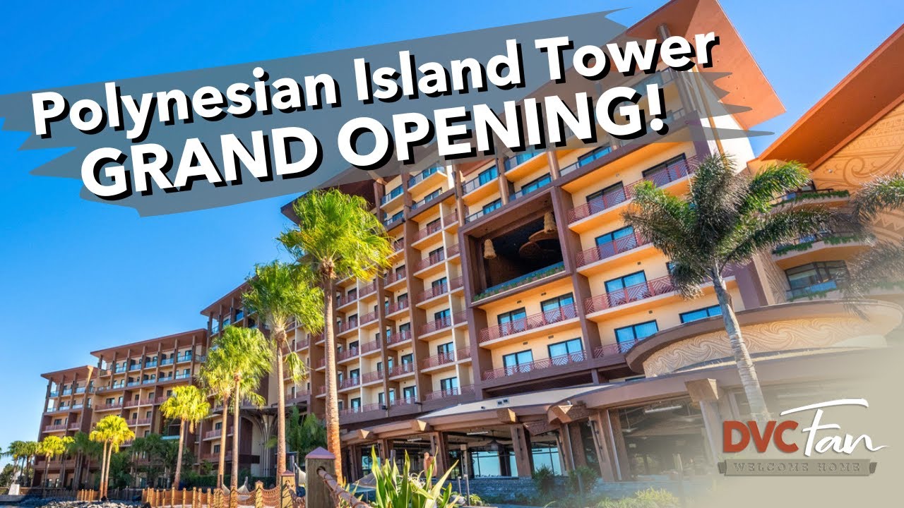 Inside Disney's NEW Polynesian Island Tower: Grand Opening Resort Tour & Highlights! - Part 1