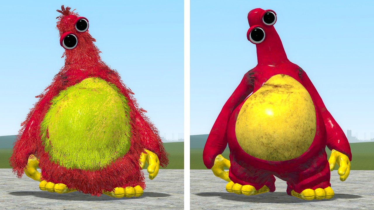 I made Chum Chompkins BALD! — Poppy Playtime Chapter 5 In Garry's Mod