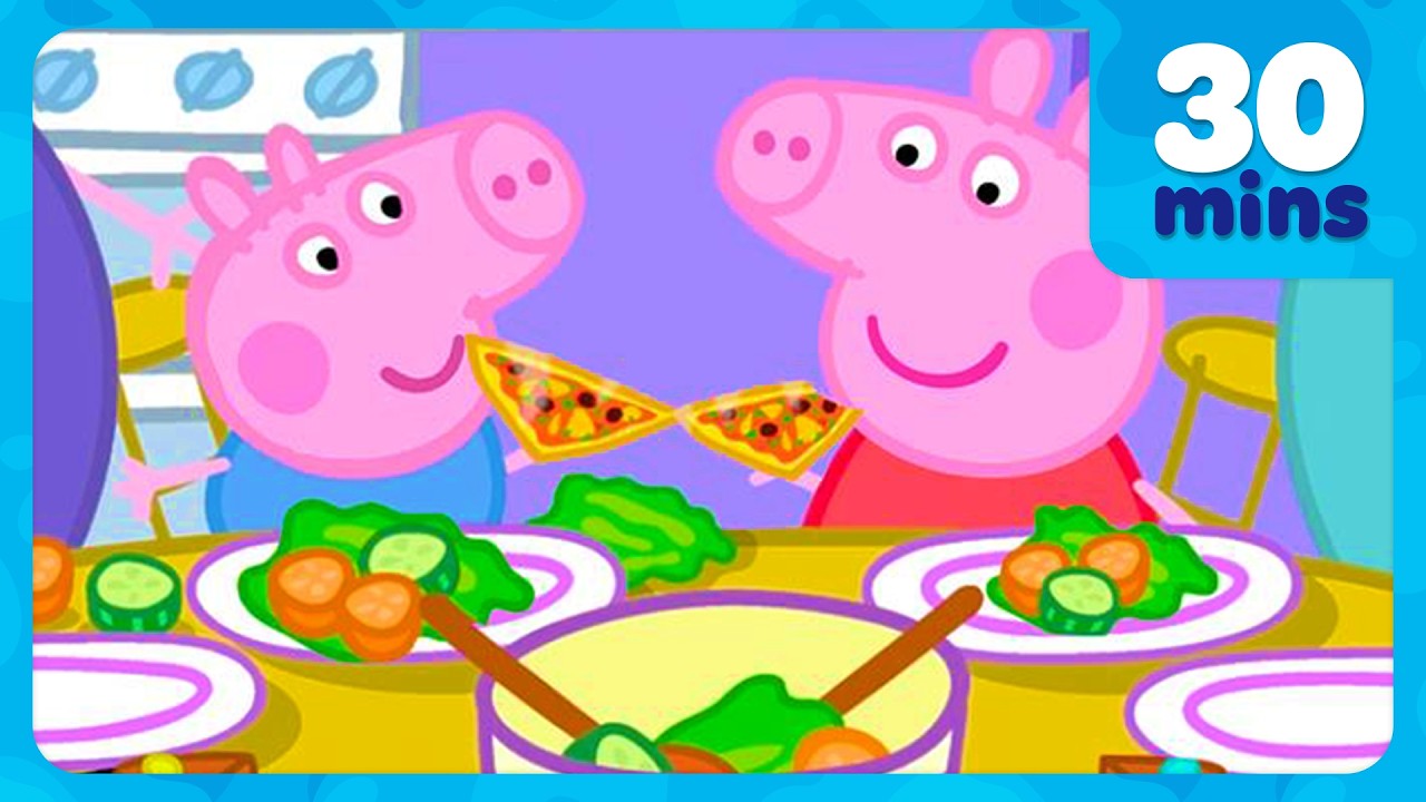 Peppa & George Learn to Make Lunch 🍕 BRAND NEW Peppa Pig Episodes | 30 Minutes of Kids Cartoons