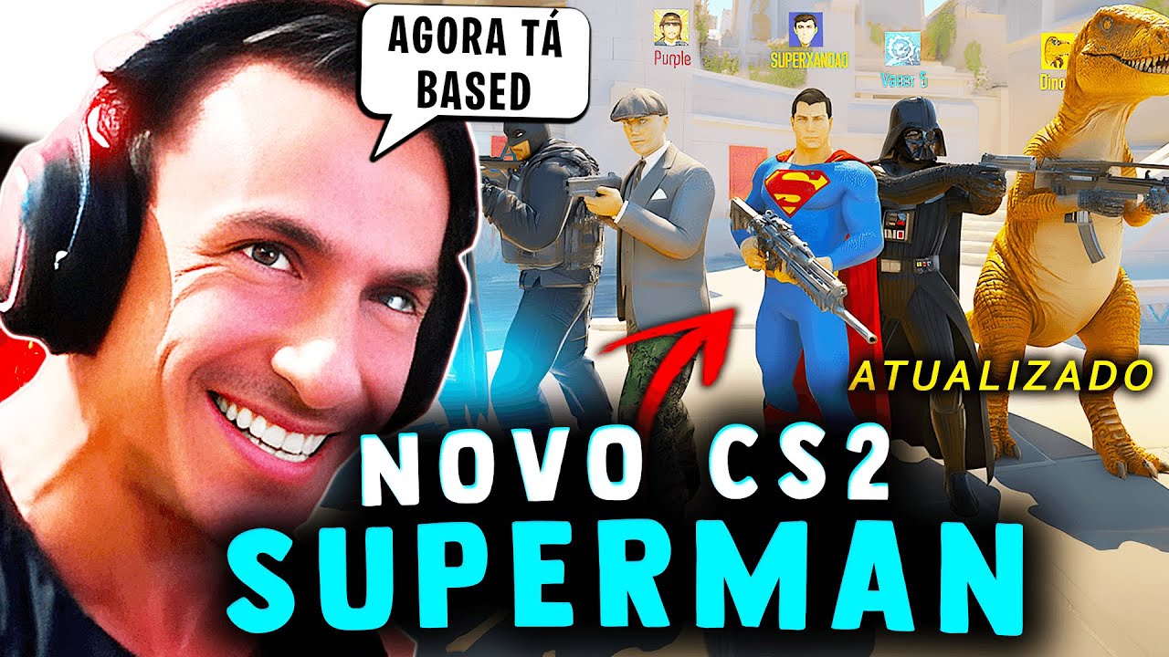 SUPER XANDÃO JOGANDO A NOVA ATUALIZAÇÃO DO CS2 COM NOVOS PERSONAGENS E CARROS???