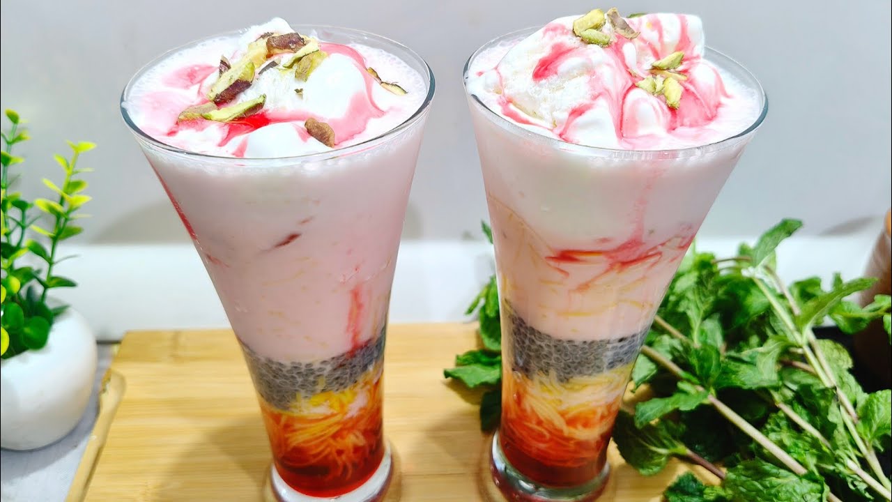 Iftar Special Rooh Afza Milkshake | Easy & Refreshing Drink