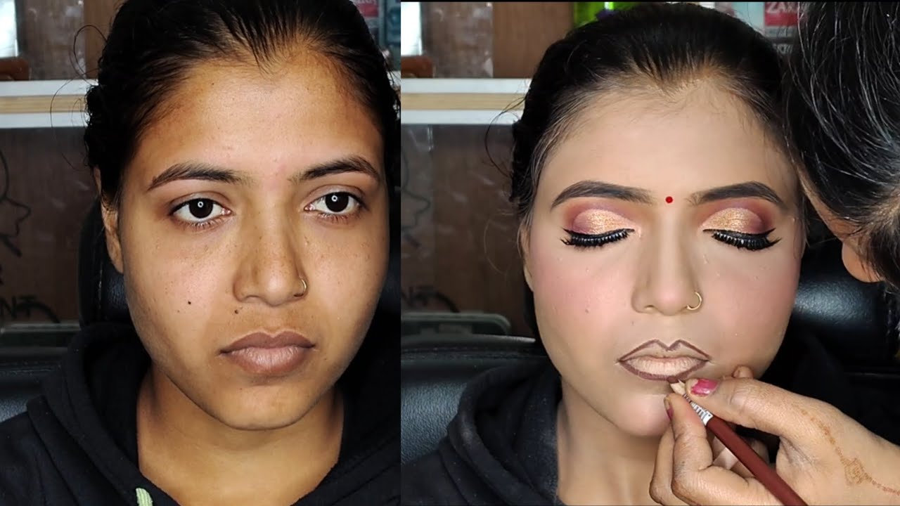 Quick Simple And Easy Bridal Makeup Tutorial Step By step Bridal Makeup Kaise Karen