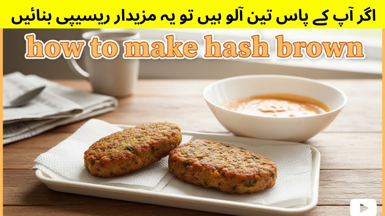 How to make Hash Brown Recipe | Perfect Breakfast Potato Recipe