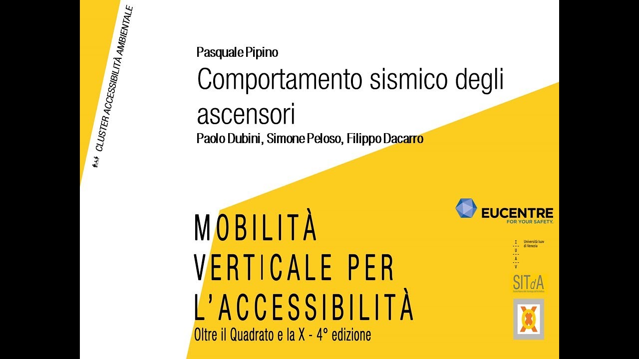 Pasquale Pipino, collaboratore di ricerca presso la Fondazione EUCENTRE