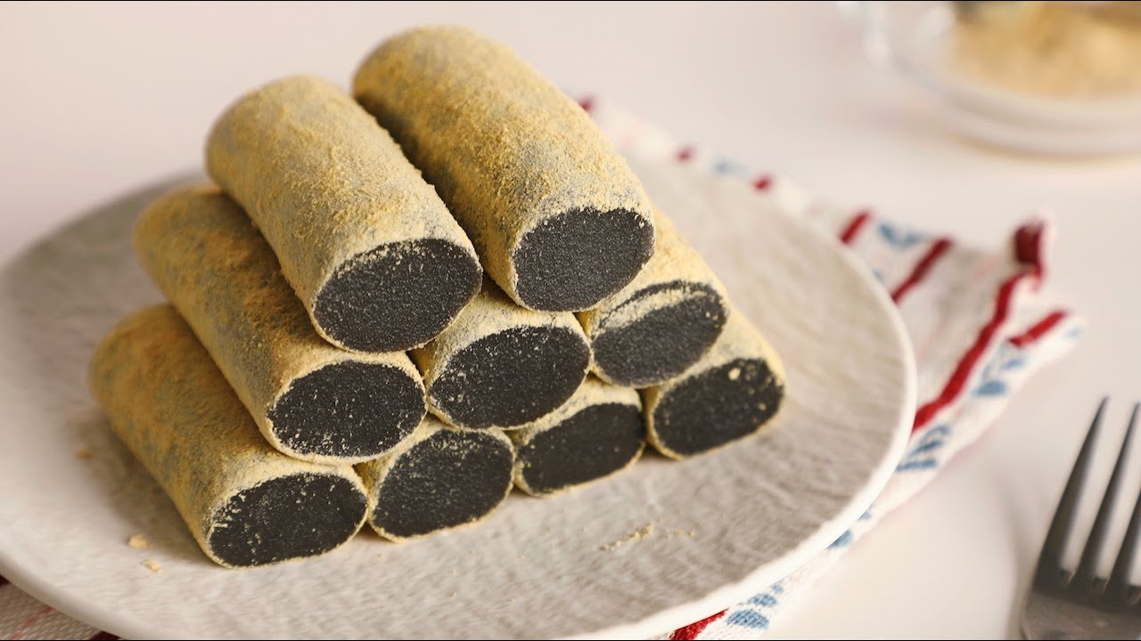 黑芝麻麻糬糕食譜 | Black Sesame Soft Roll