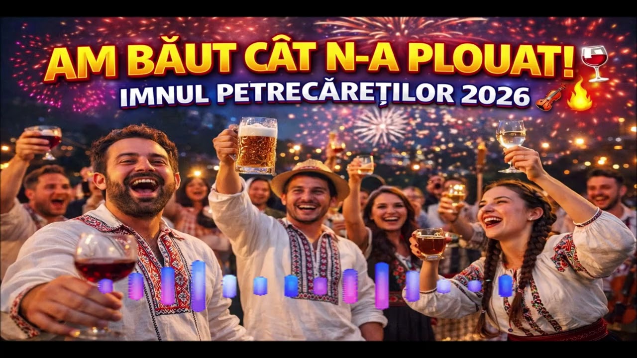 AM BĂUT CÂT N-A PLOUAT! 🍷 IMNUL PETRECĂREȚILOR 2026 🎻🔥