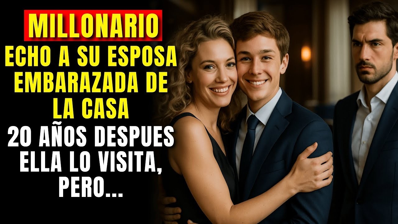 Millonario echó a su esposa embarazada de la casa, veinte años después ella lo visita, pero...