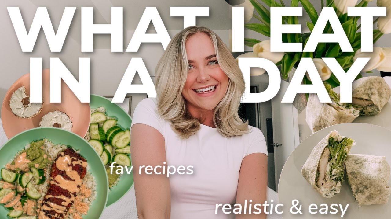 WHAT I EAT IN A DAY working from home *no restrictions* + my fav recipes
