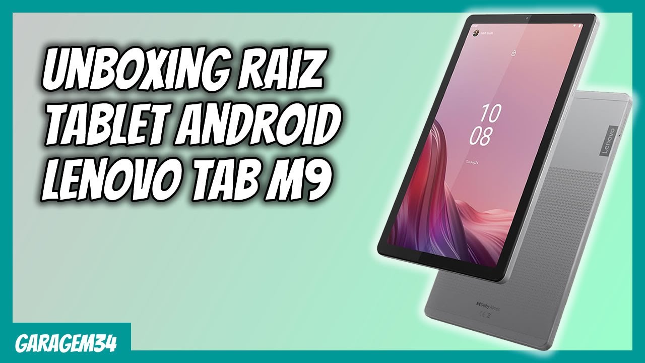 TABLET LENOVO TAB M9 UNBOXING REVIEW DO BRASIL
