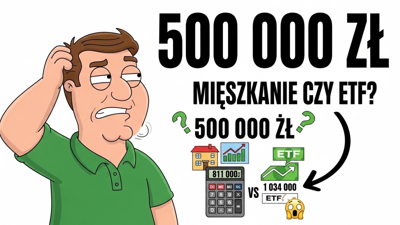 Mieszkanie czy ETF: 15 lat, ta sama kwota, 2 różne przyszłości