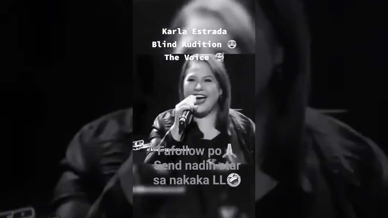 karla estrada blind audition
