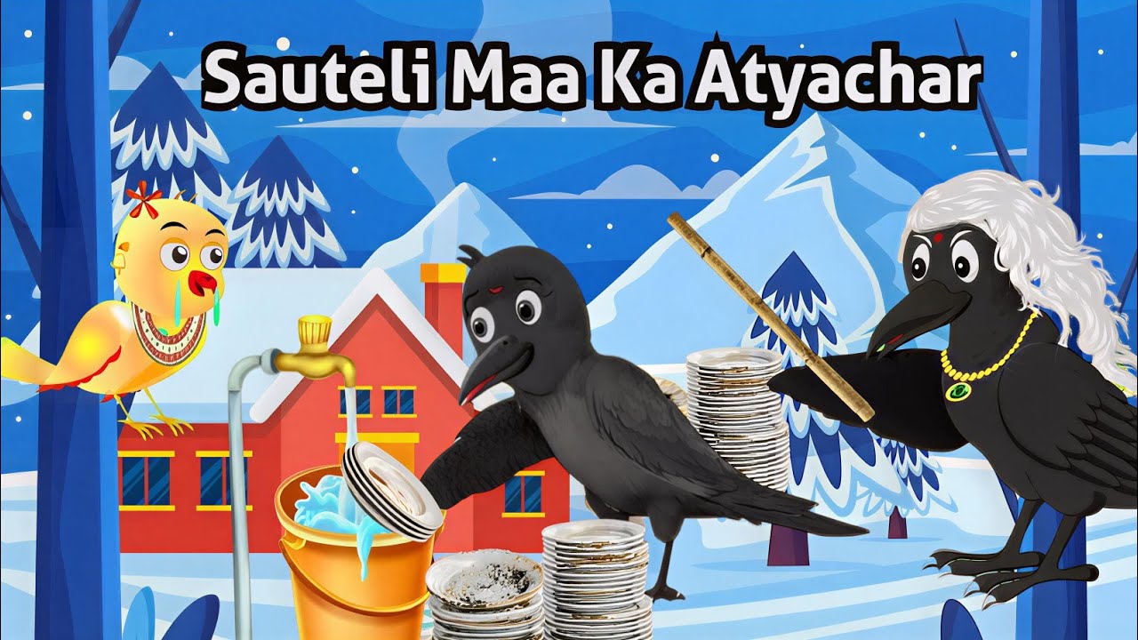 Sauteli Maa | Dukhi |Hitler |Atyachar|Hindi Cartoon|Bhagya|Kauwa Chidiya|Meesni|Kaleshi Aurat|Pookie