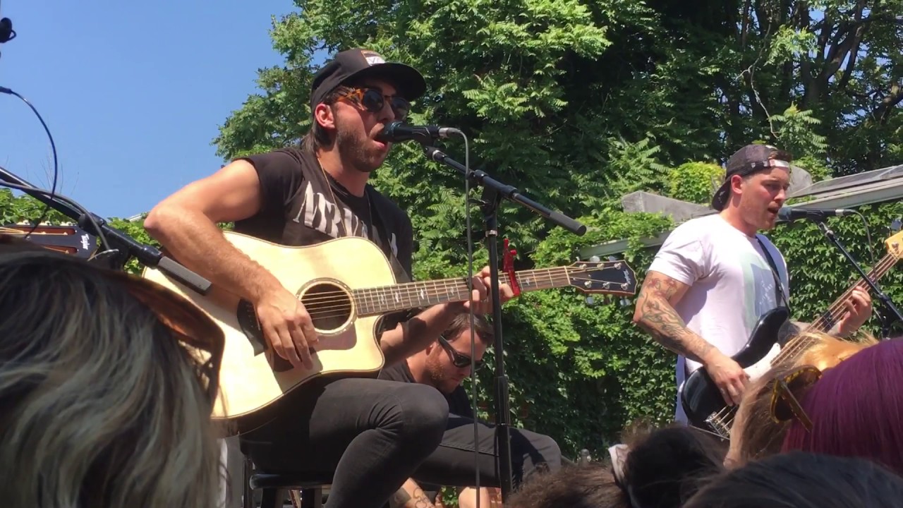 all time low - missing you acoustic - june 3, 2017 - the sound garden, baltimore, md