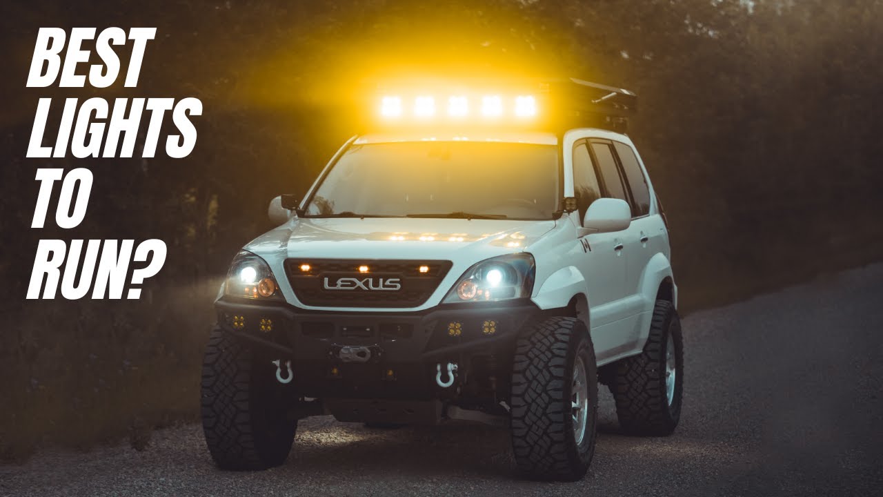 ALL THE LIGHTS! Lexus GX470 Build Update - DIY Roof Lights Install