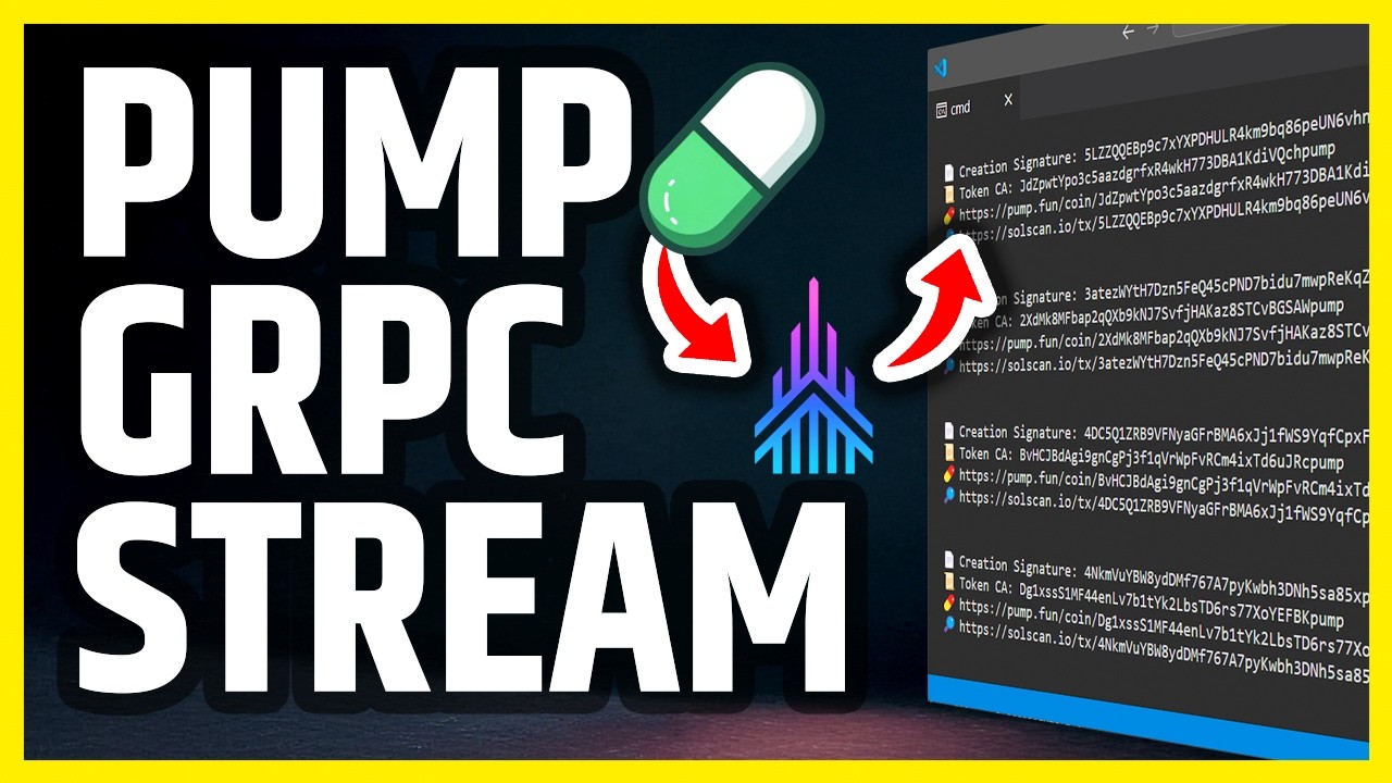 Solana Pumpfun GRPC Bot in TypeScript | Track new pump.fun tokens fast |