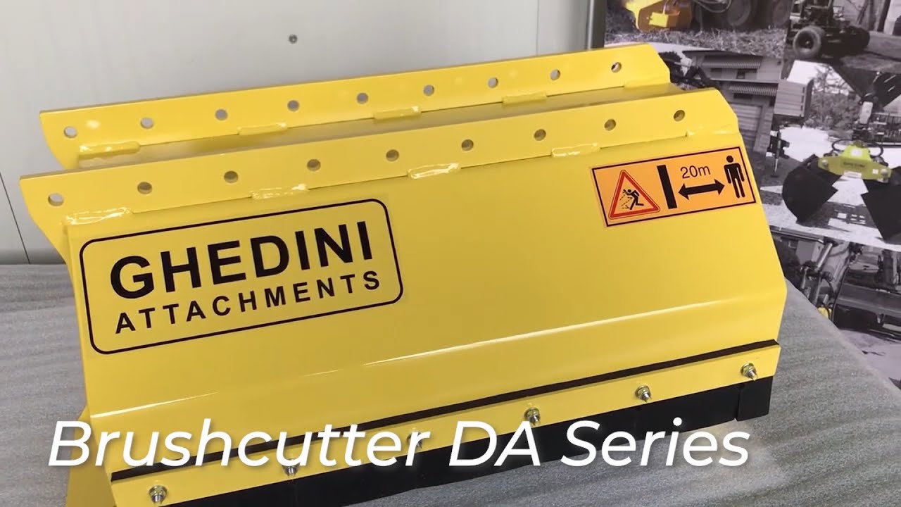 Brushcutters DA Series Ghedini Attachments - From Scratch to Work! 🚜⚙️Decespugliatori
