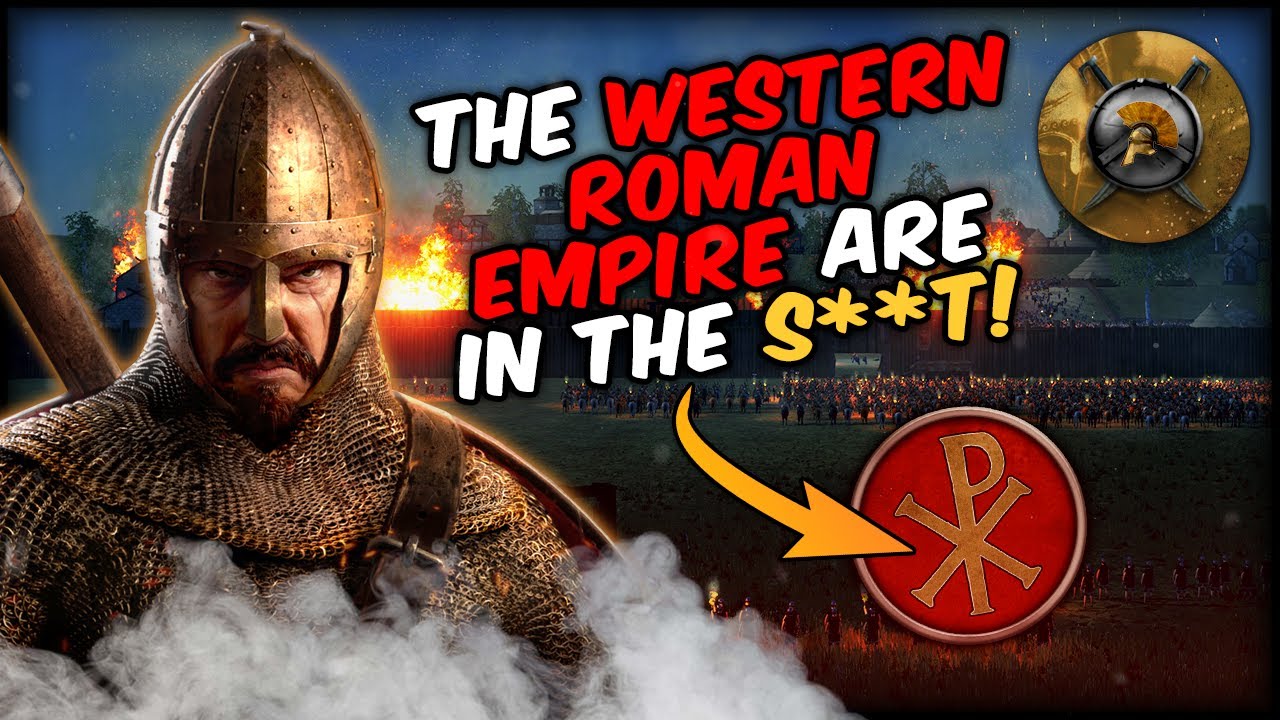 HOLDING it all TOGETHER! - Total War: Rome Remastered Barbarian Invasion (Western Roman Empire)