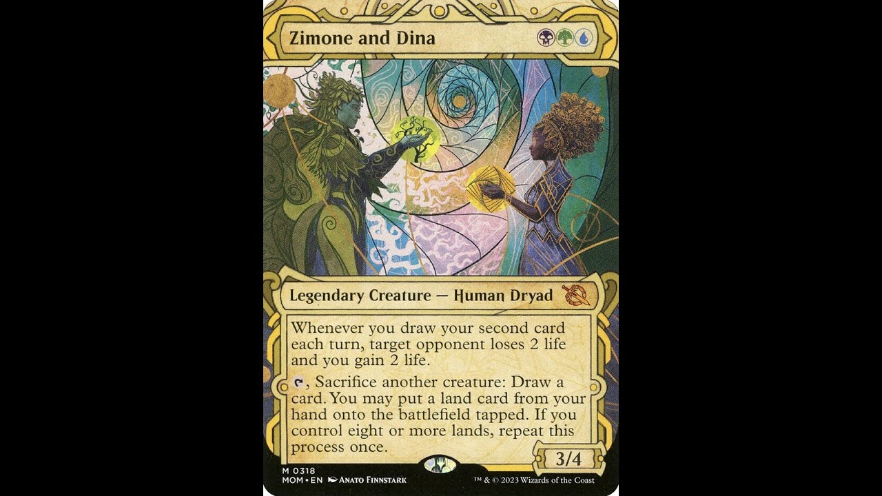 EDH Deck Assist - Zimone and Dina Combo Ramp