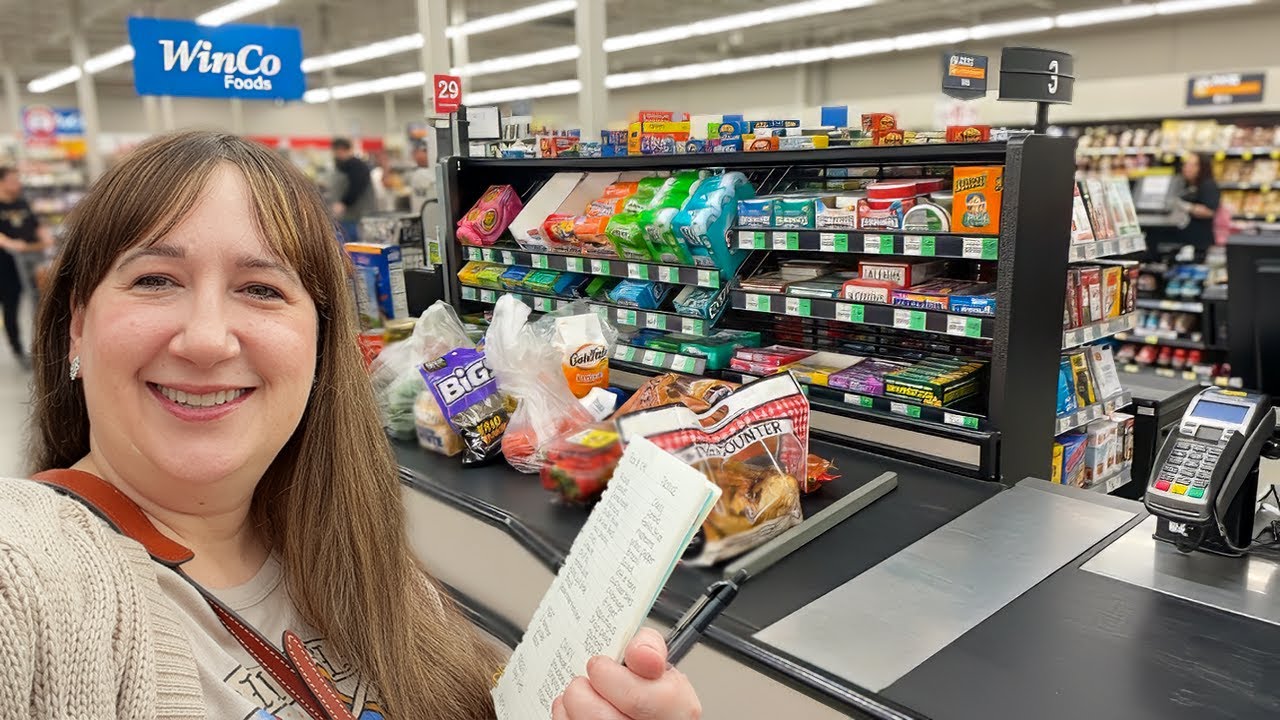OUR WEEKLY WINCO GROCERY HAUL! Everything We Bought for $138!