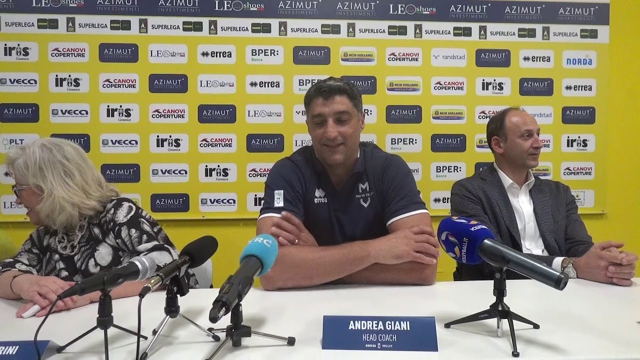 Conferenza di presentazione di Andrea Giani