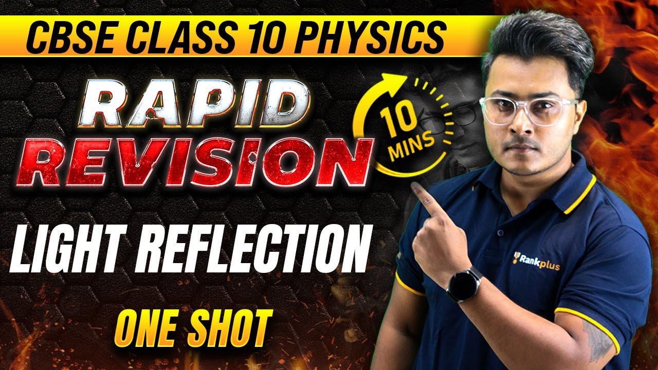 Light Reflection in 10 Mins🔥 | Rapid Revision | Class 10 Physics | CBSE Boards 2025 | Abhishek Sir