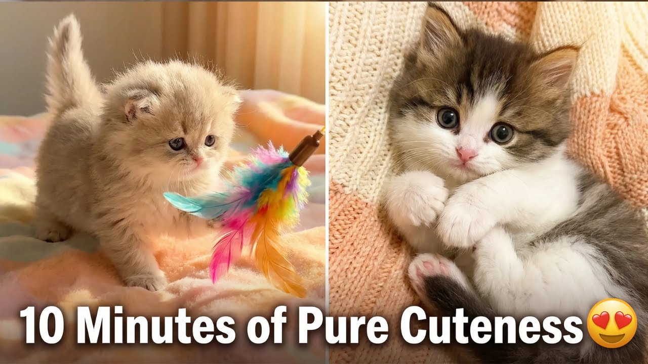 Cute Kittens for 10 Minutes (Impossible to Look Away) 🥰