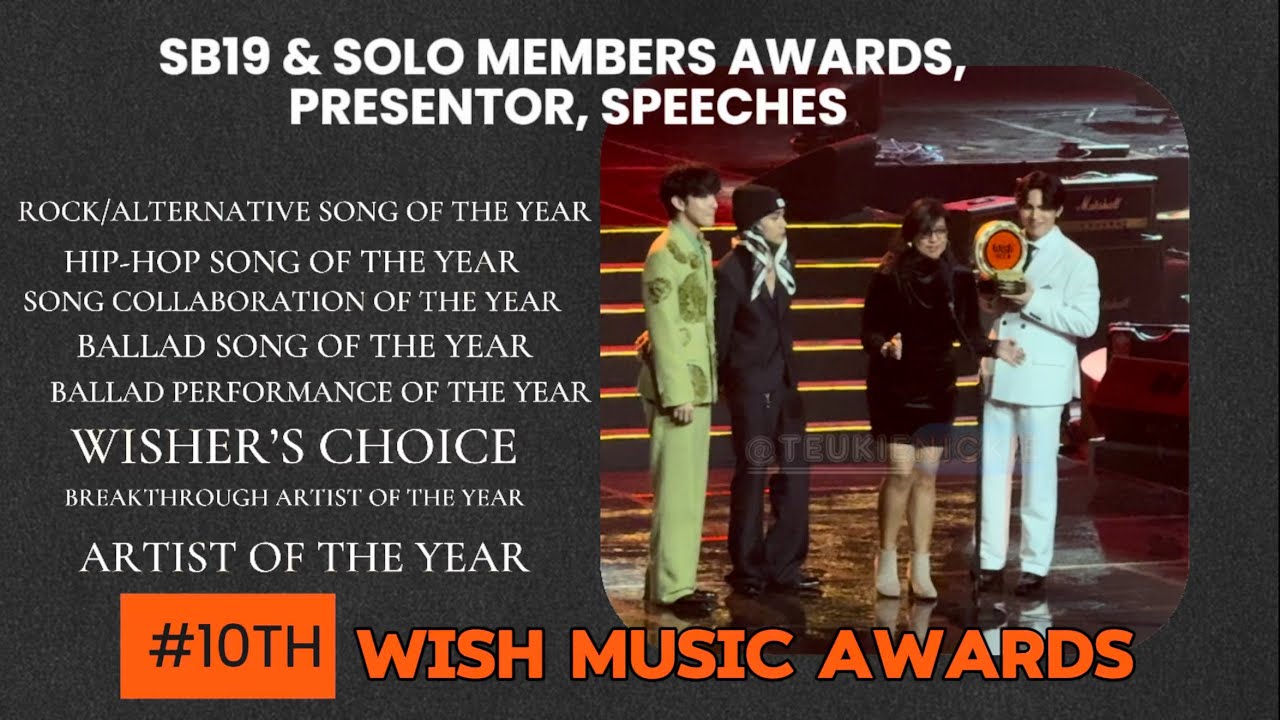[4K] #SB19 HAKOT AWARDS @ 10TH WISH MUSIC AWARDS | STELL 