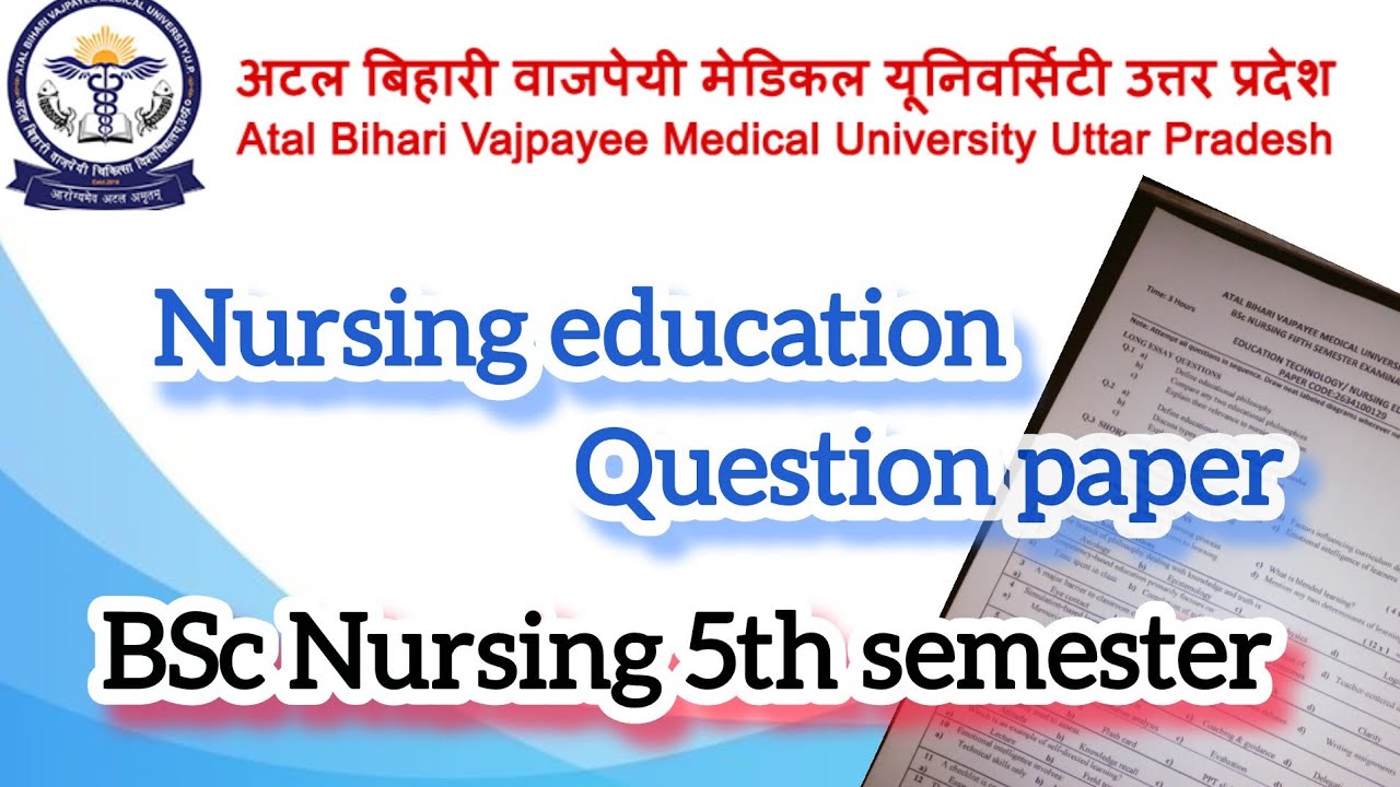 Nursing education/educational technology question paper /pyq/