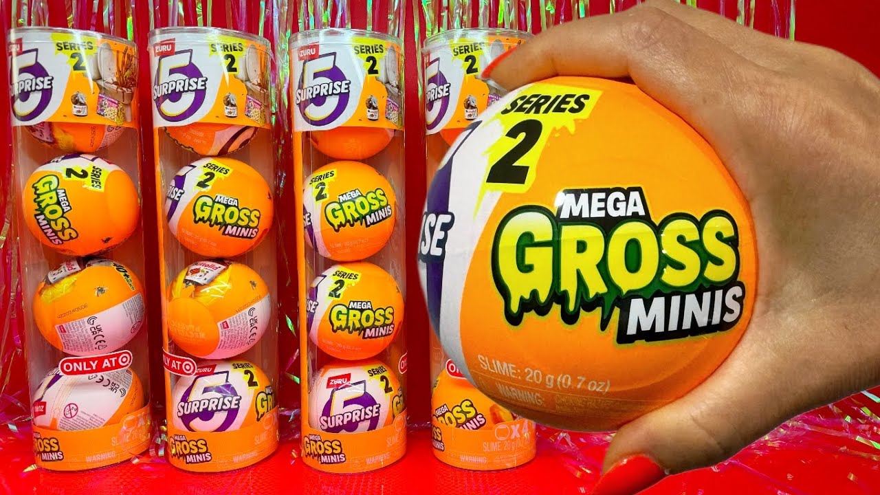 NEW!! Mega Gross🤮 Minis Series 2 | Unboxing Zuru Toys