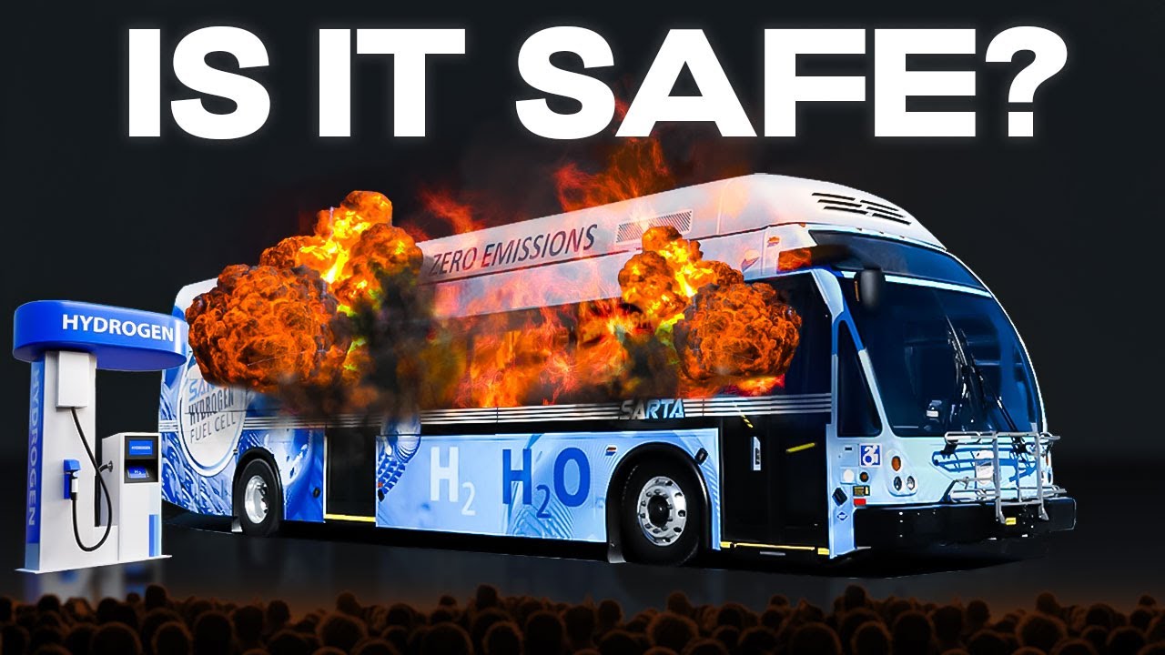 $1.1 million Hydrogen bus EXPLODES during refuel