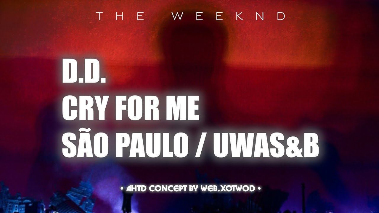 The Weeknd - D.D. x Cry For Me x São Paulo || After Hours Til Dawn Tour  [MIKE DEAN Live Concept]